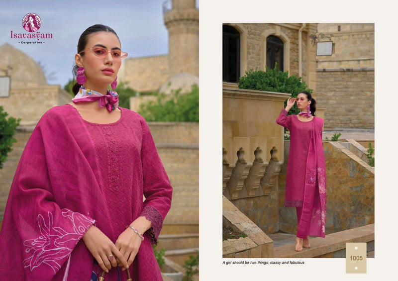 Isavsyam Corproration Sharvi Cotton Chikankari Designer Combo Set Kurti