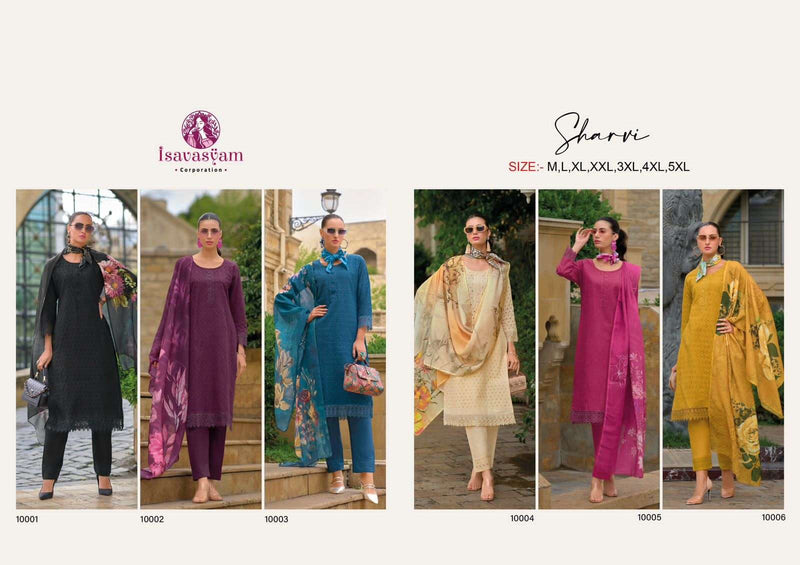 Isavsyam Corproration Sharvi Cotton Chikankari Designer Combo Set Kurti