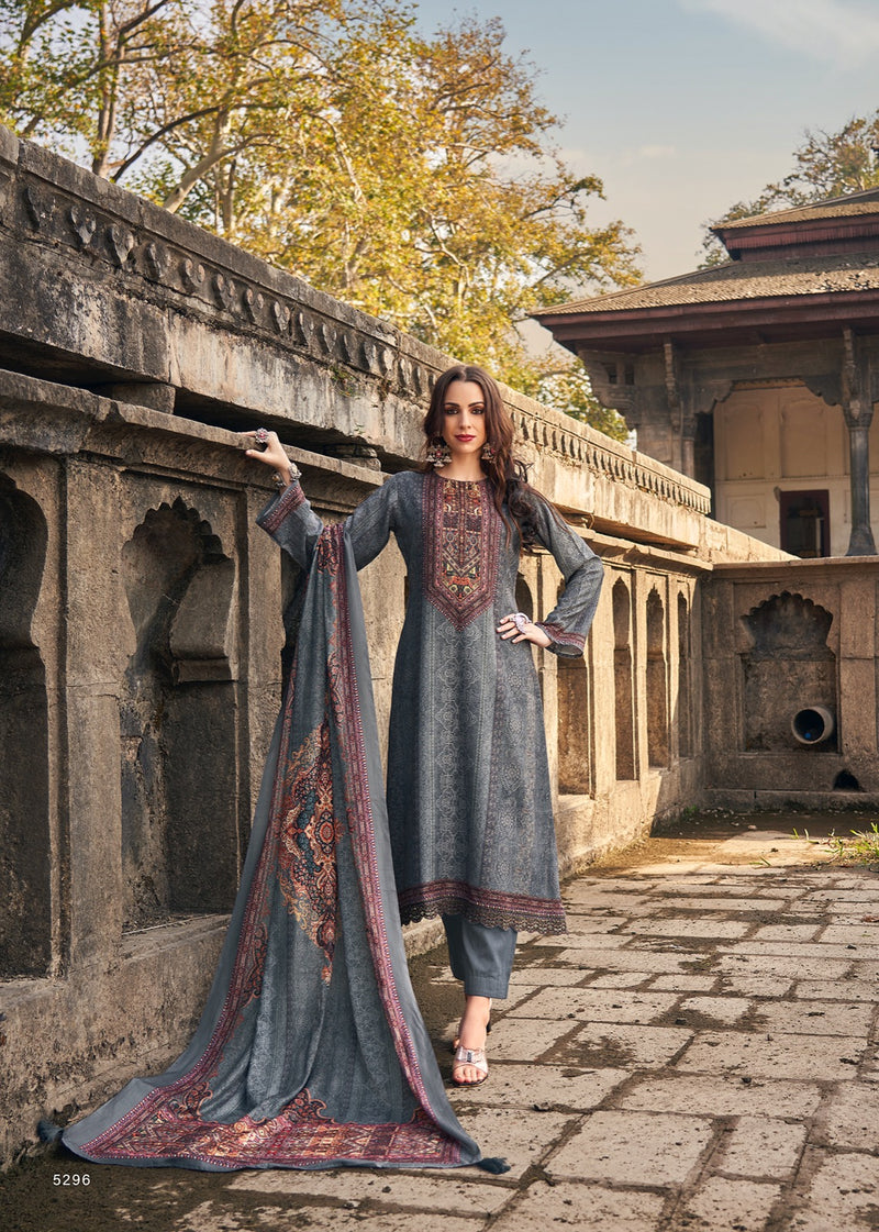 Sadhana Fashion Jaaeza Pashmina Digital Printed Fancy Work Suit Collection