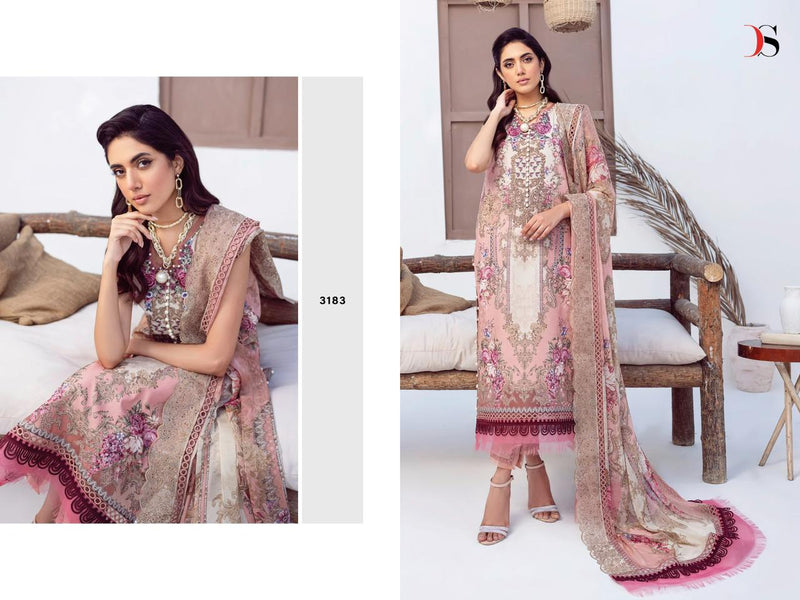 Deepsy Suits Jade Needle Wonder Vol 2 Cotton Prints With Embroidery Designer Salwar Kameez