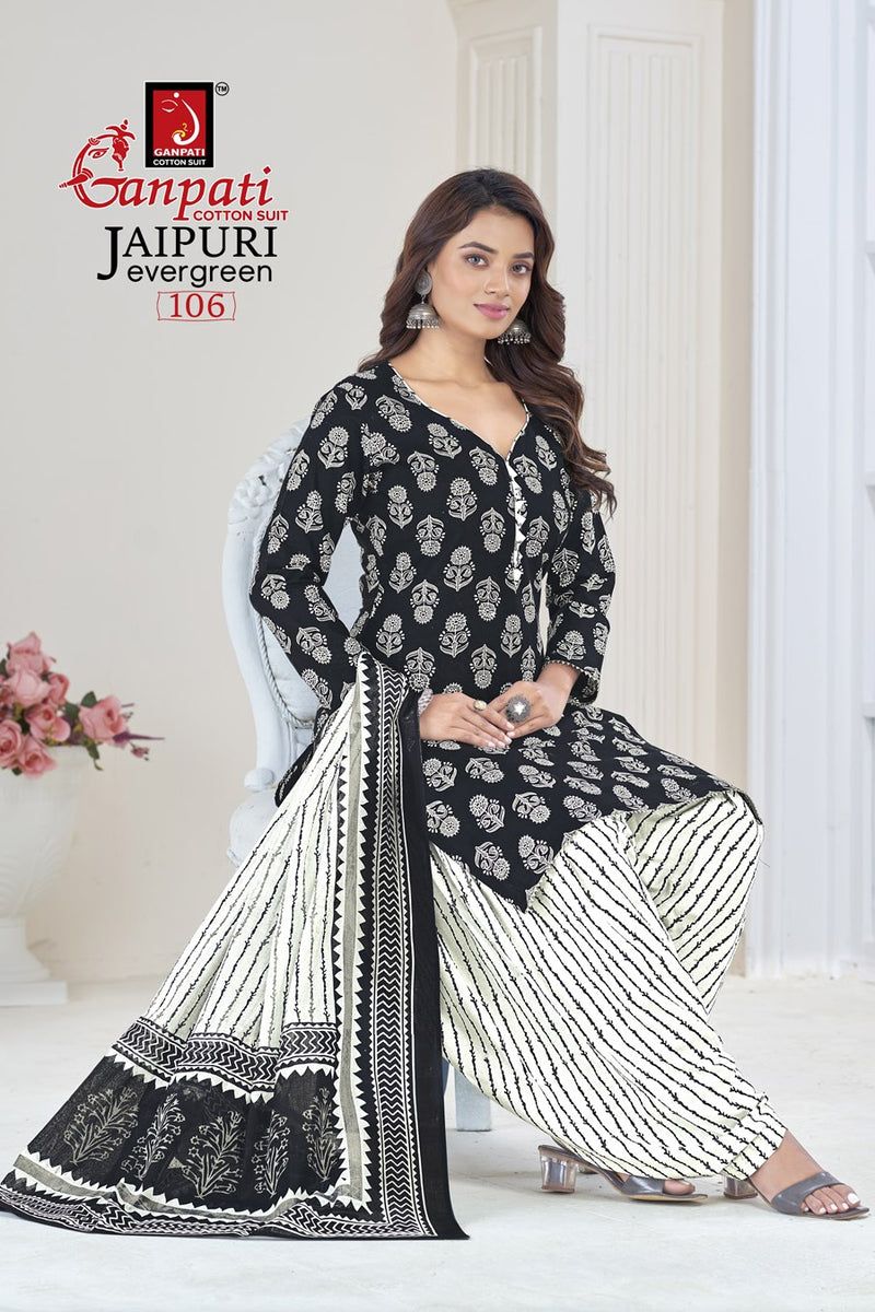 Ganpati Jaipuri Evergreen Vol 1 Cotton Printed Casual Wear Fancy Salwar Kameez