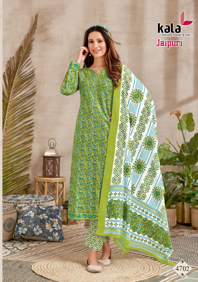 Kala Fashion Jaipuri Vol 2 Cotton Printed Salwar Suits