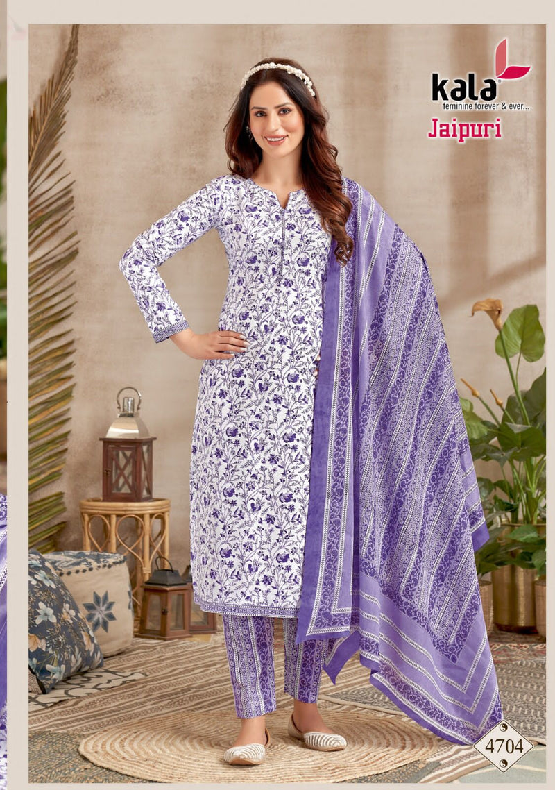 Kala Fashion Jaipuri Vol 2 Cotton Printed Salwar Suits