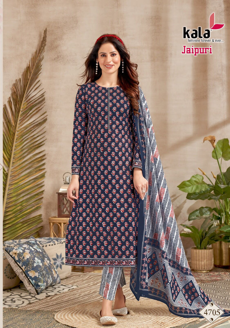 Kala Fashion Jaipuri Vol 2 Cotton Printed Salwar Suits