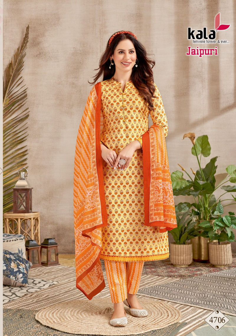 Kala Fashion Jaipuri Vol 2 Cotton Printed Salwar Suits