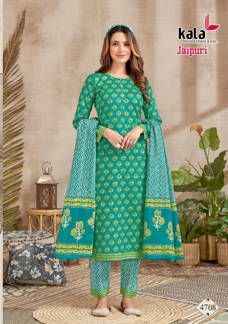 Kala Fashion Jaipuri Vol 2 Cotton Printed Salwar Suits