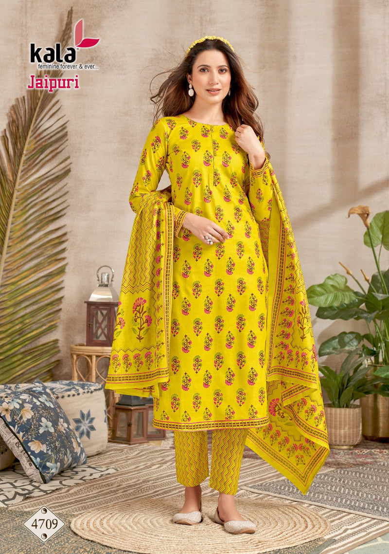 Kala Fashion Jaipuri Vol 2 Cotton Printed Salwar Suits