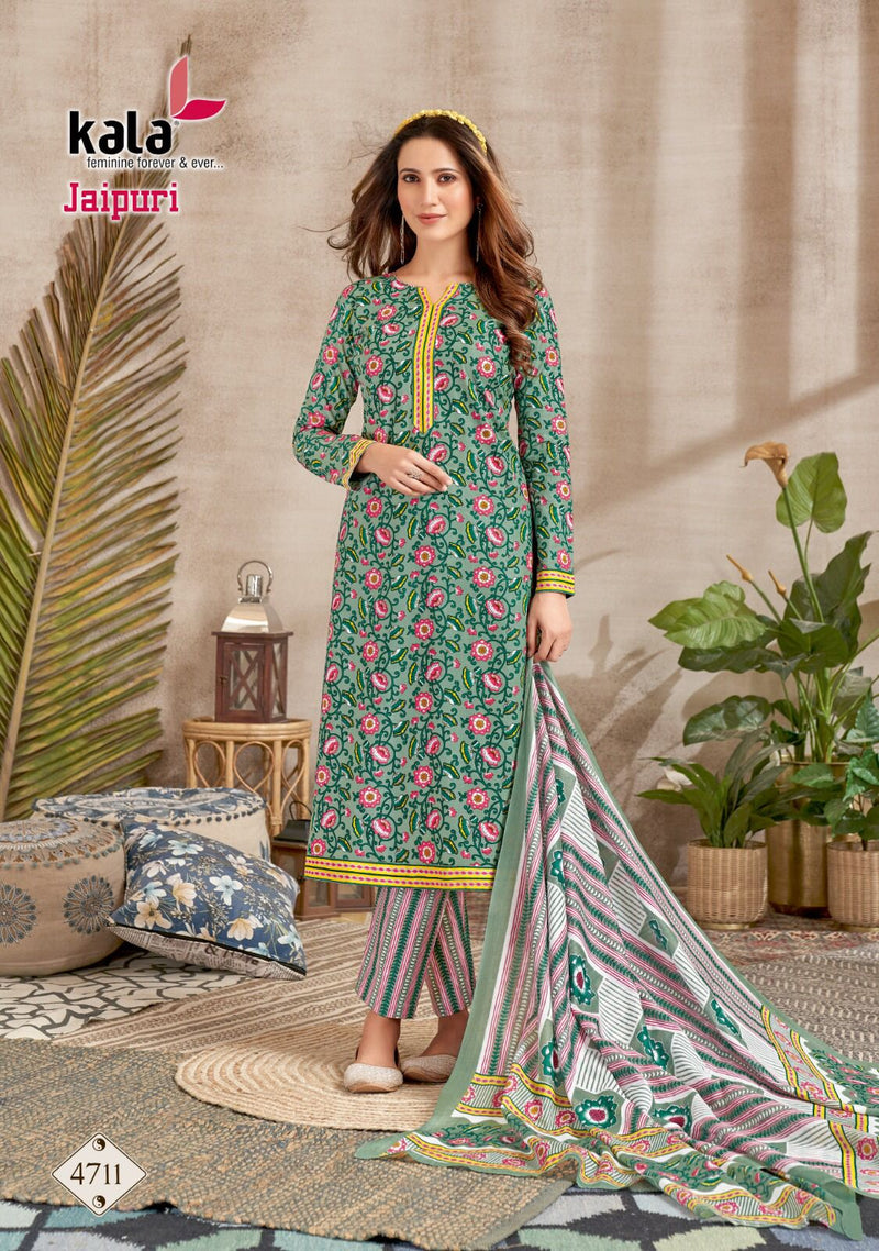 Kala Fashion Jaipuri Vol 2 Cotton Printed Salwar Suits