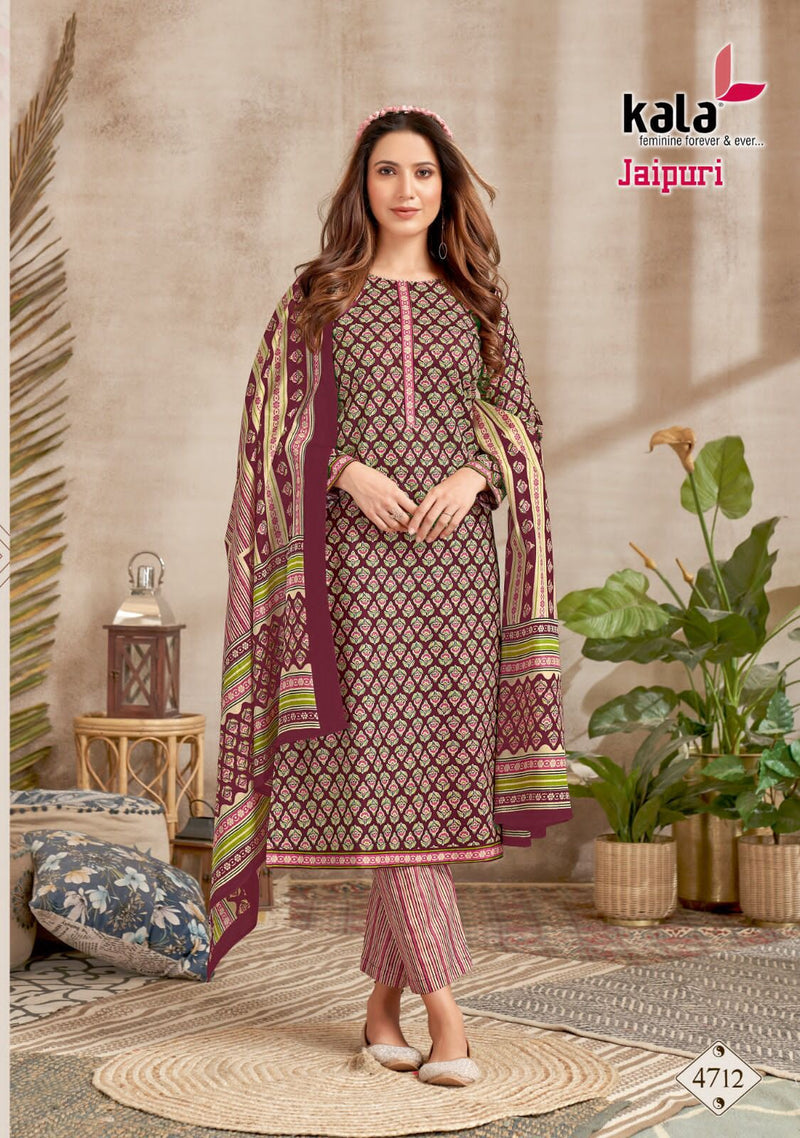 Kala Fashion Jaipuri Vol 2 Cotton Printed Salwar Suits