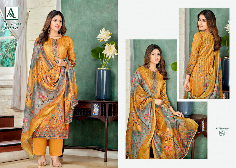 Alok Suits Jalwa Viscose Jacquard Heavy Designer Digital Print Suits