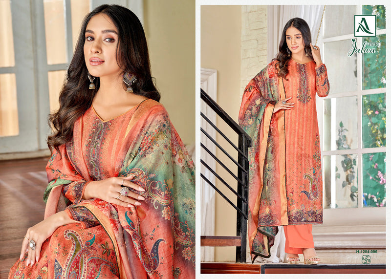 Alok Suits Jalwa Viscose Jacquard Heavy Designer Digital Print Suits