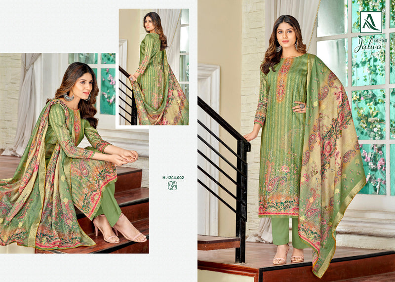 Alok Suits Jalwa Viscose Jacquard Heavy Designer Digital Print Suits