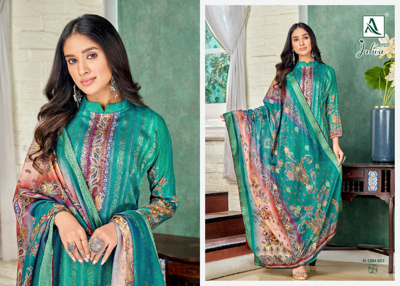Alok Suits Jalwa Viscose Jacquard Heavy Designer Digital Print Suits