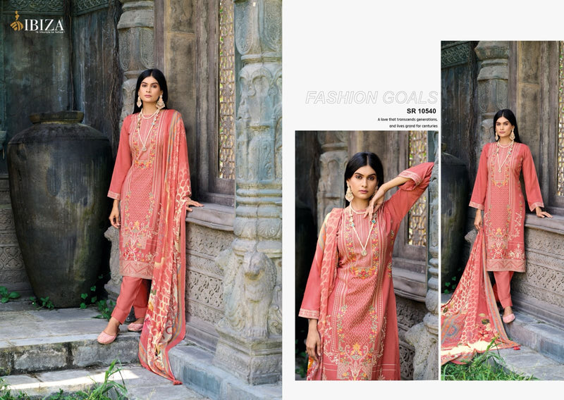 Ibiza Jashn E Firoza Pashmina Embroidery Work Designer Salwar Kameez