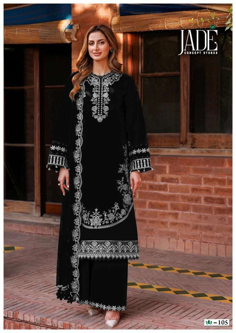 Jade Bin Saeed Black And White Pure Lawn Cotton Printed Salwar Suit