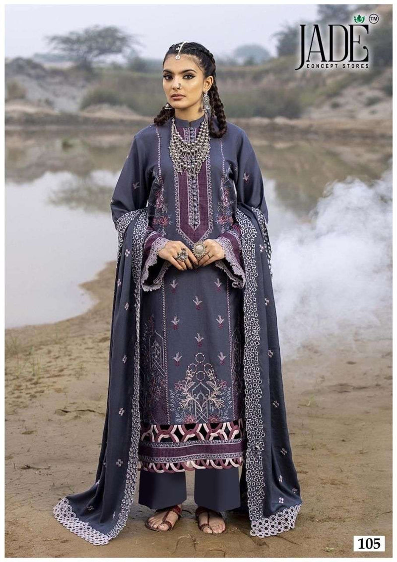 Jade Chevron Exclusive Heavy Cotton Vol 11 Pure Lawn Printed Casual Wear Salwar Suit
