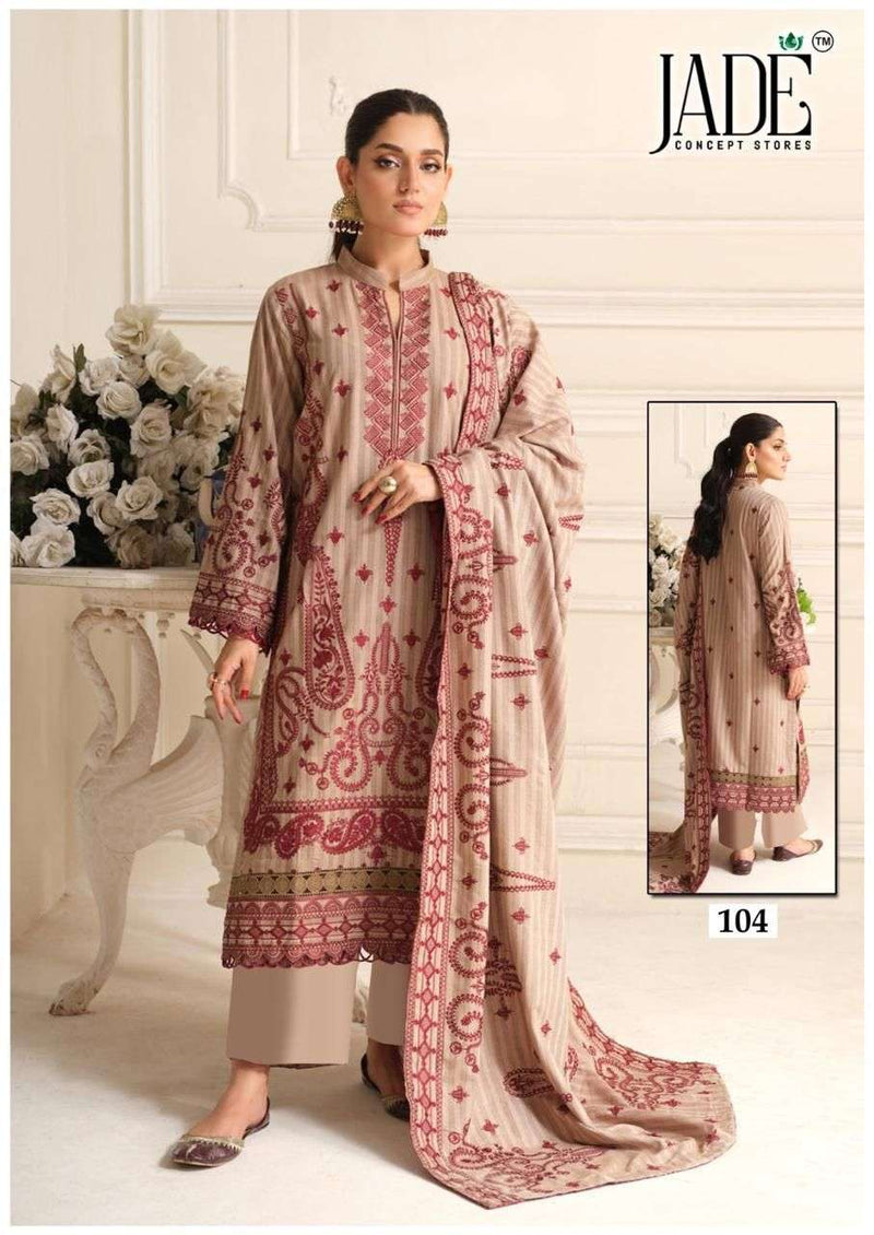 Jade Chevron Exclusive Heavy Cotton Vol 11 Pure Lawn Printed Casual Wear Salwar Suit