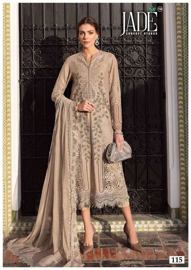 Jade Chevron Exclusive Heavy Cotton Vol 12 Printed Luxury Pakistani Suits