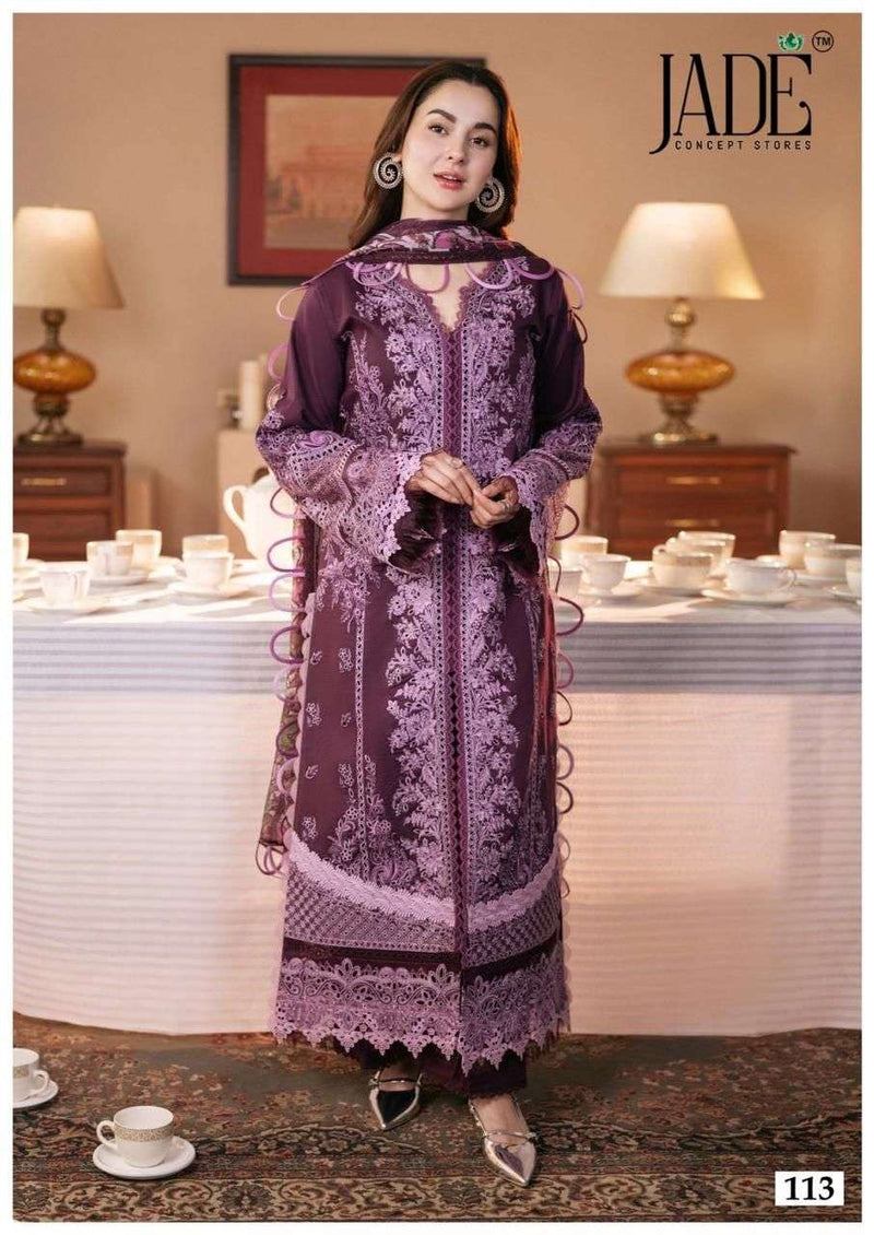 Jade Chevron Exclusive Heavy Cotton Vol 12 Printed Luxury Pakistani Suits