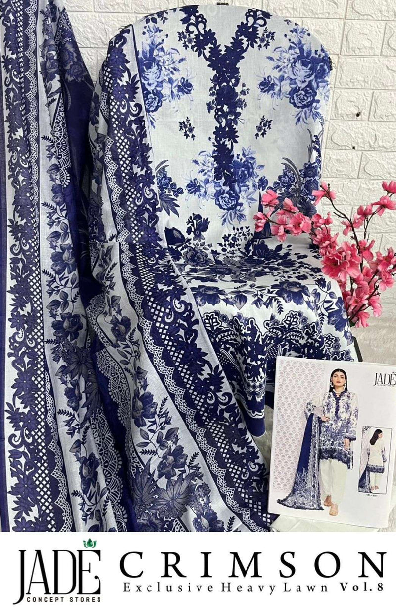 Jade Concept Store Crimson Vol 8 Lawn Cotton Printed Casual Wear Salwar Suit
