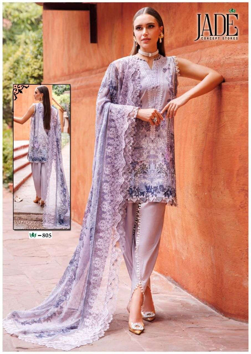 Jade Concept Store Crimson Vol 8 Lawn Cotton Printed Casual Wear Salwar Suit
