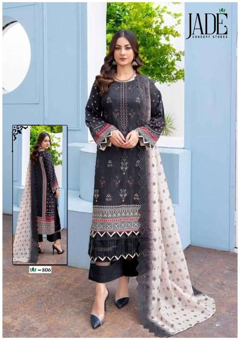 Jade Concept Store Crimson Vol 8 Lawn Cotton Printed Casual Wear Salwar Suit