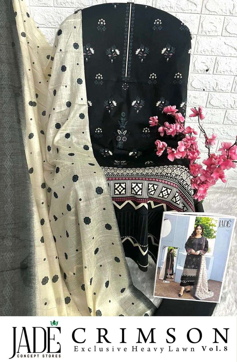 Jade Concept Store Crimson Vol 8 Lawn Cotton Printed Casual Wear Salwar Suit