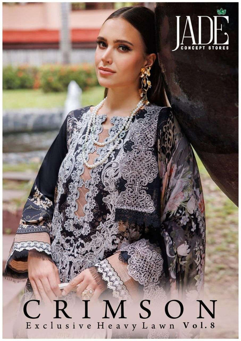 Jade Concept Store Crimson Vol 8 Lawn Cotton Printed Casual Wear Salwar Suit