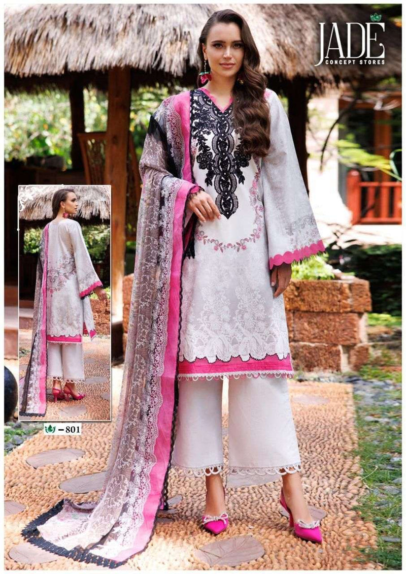 Jade Concept Store Crimson Vol 8 Lawn Cotton Printed Casual Wear Salwar Suit