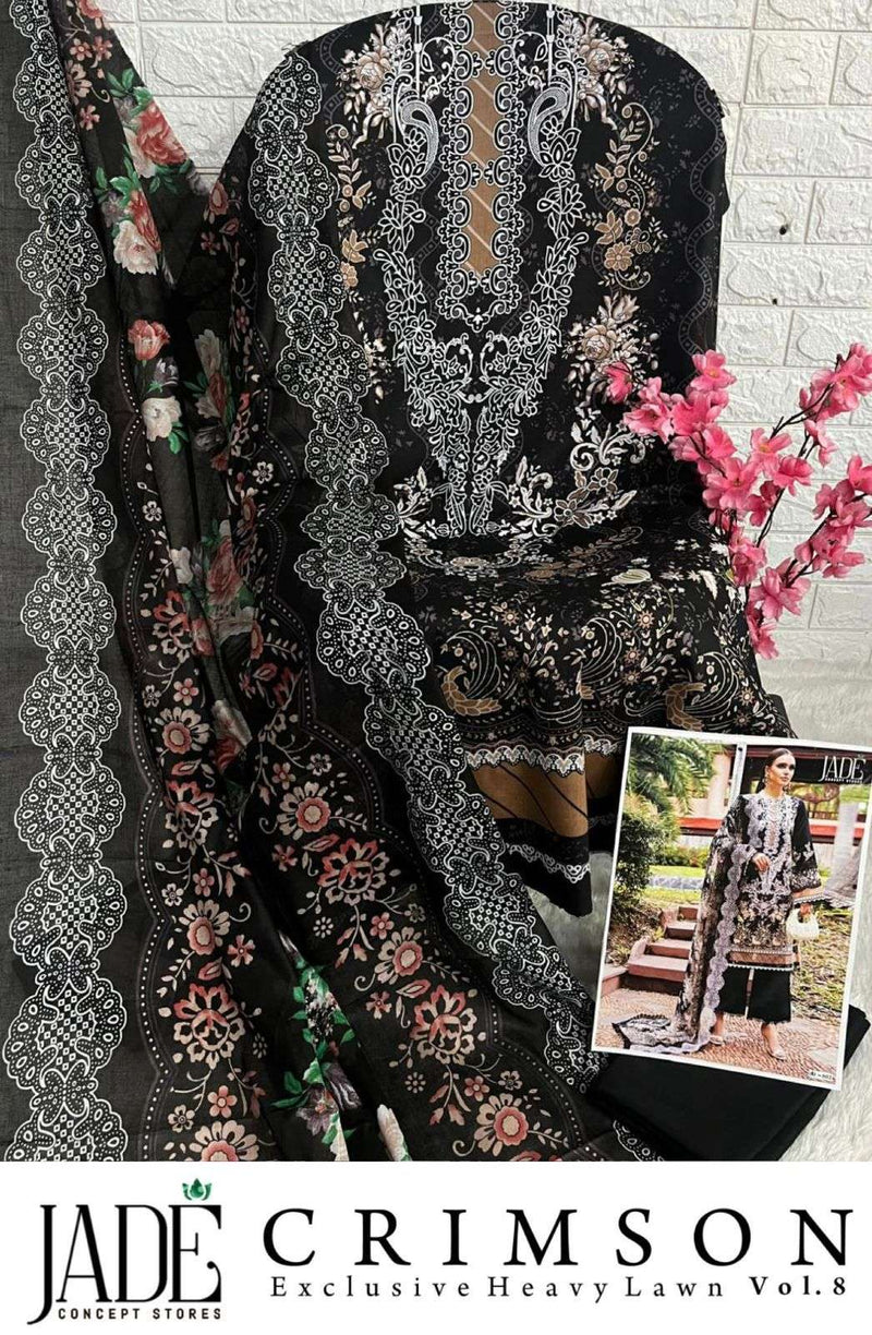 Jade Concept Store Crimson Vol 8 Lawn Cotton Printed Casual Wear Salwar Suit