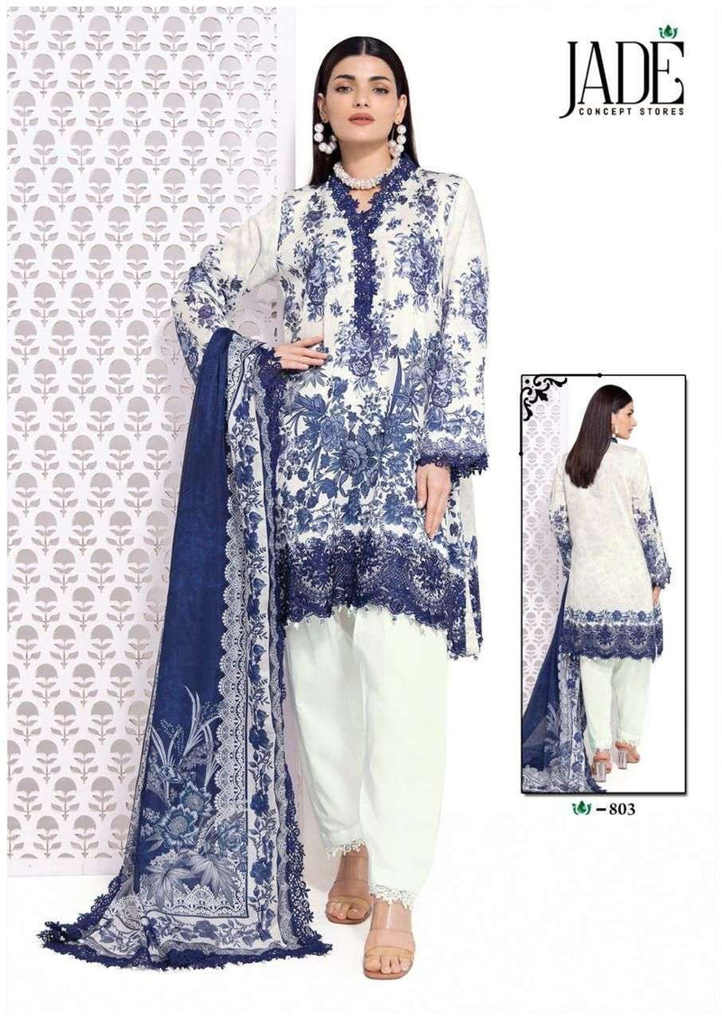 Jade Concept Store Crimson Vol 8 Lawn Cotton Printed Casual Wear Salwar Suit