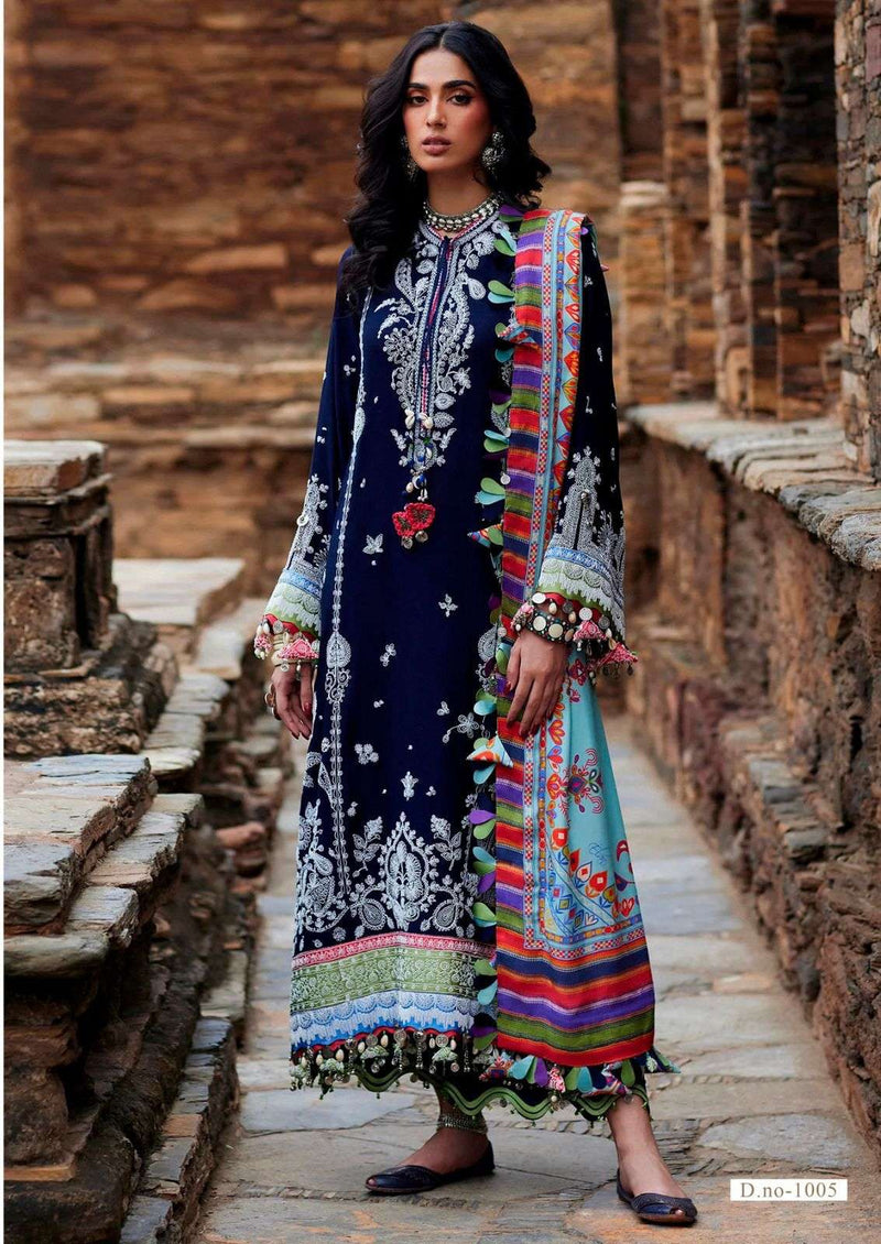 Jade Designer Ayesha Zara Vol 1 Heavy Lawn Cotton Printed Karachi Suit
