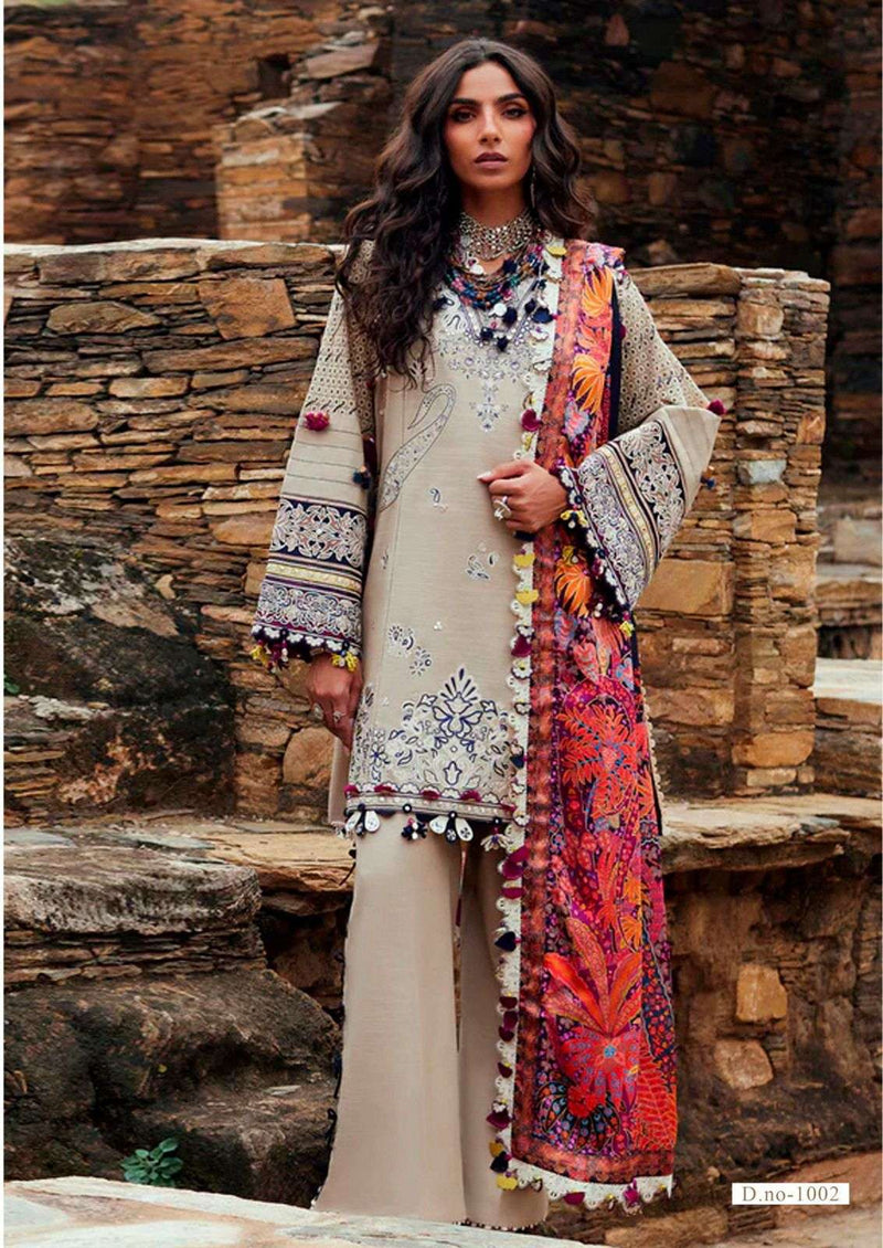 Jade Designer Ayesha Zara Vol 1 Heavy Lawn Cotton Printed Karachi Suit