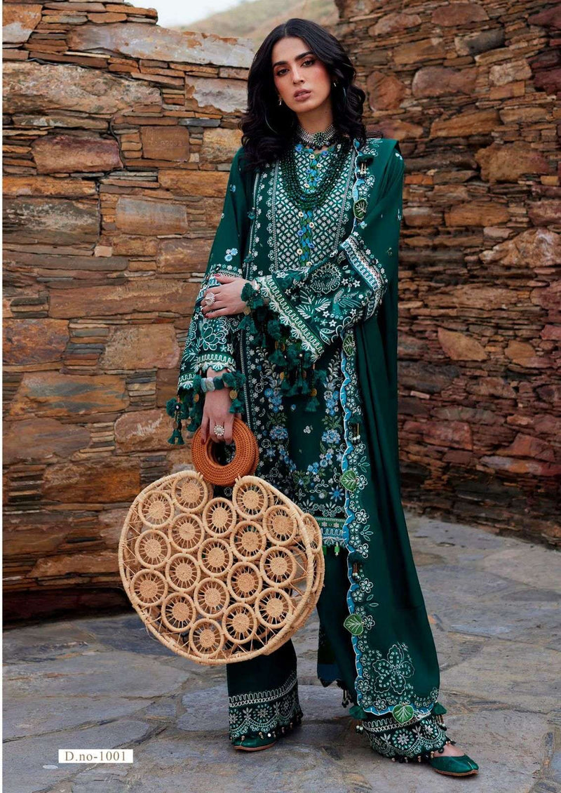Jade Designer Ayesha Zara Vol 1 Heavy Lawn Cotton Printed Karachi Suit