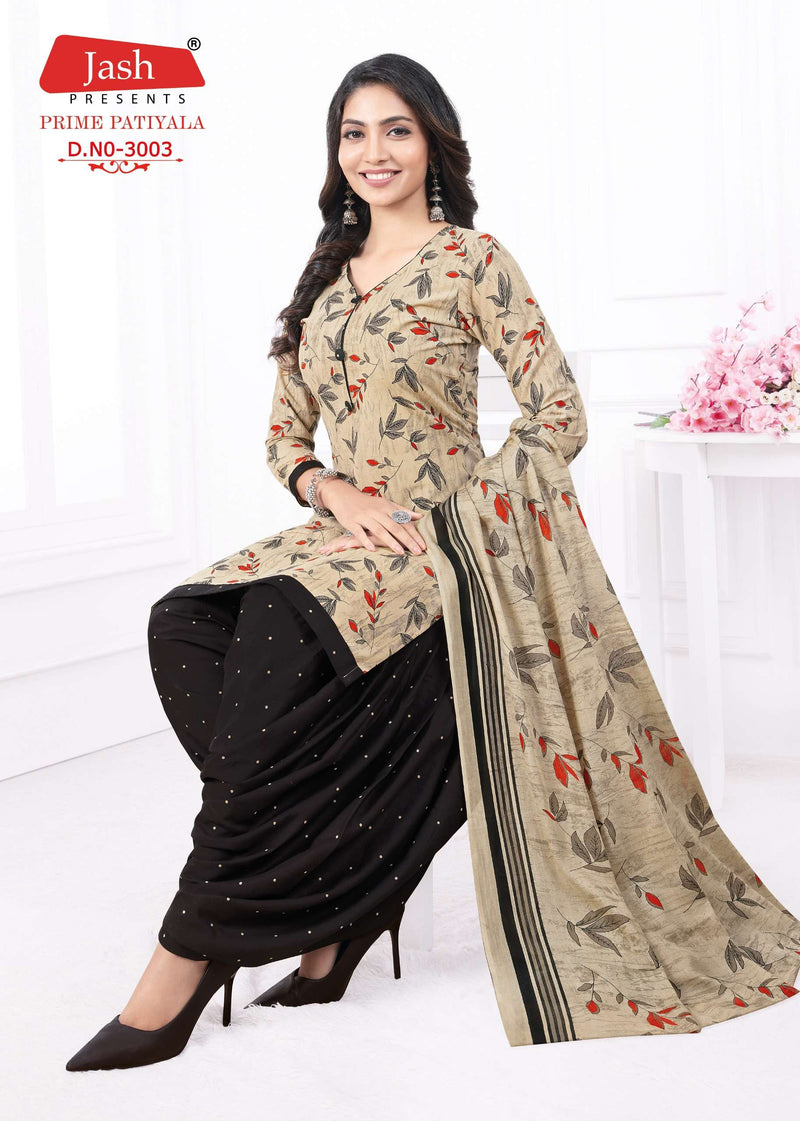 Jash Prime Patiyala Vol 3 Cotton Printed Fancy Designer Salwar kameez