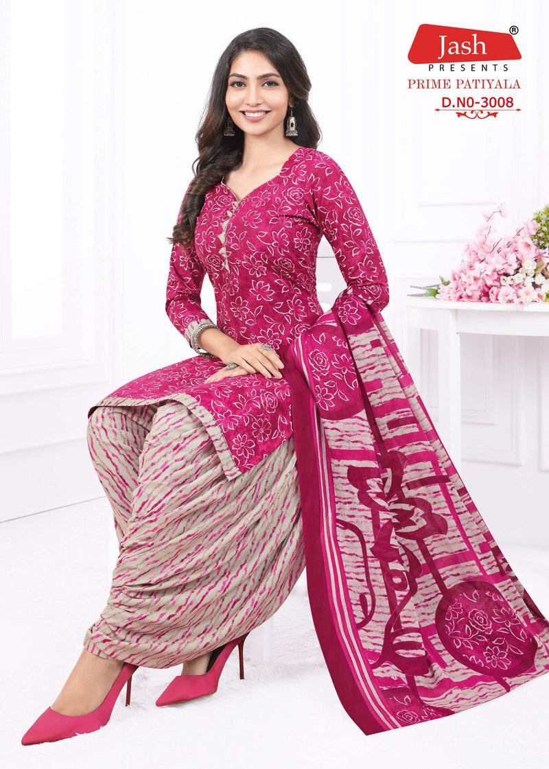 Jash Prime Patiyala Vol 3 Cotton Printed Fancy Designer Salwar kameez