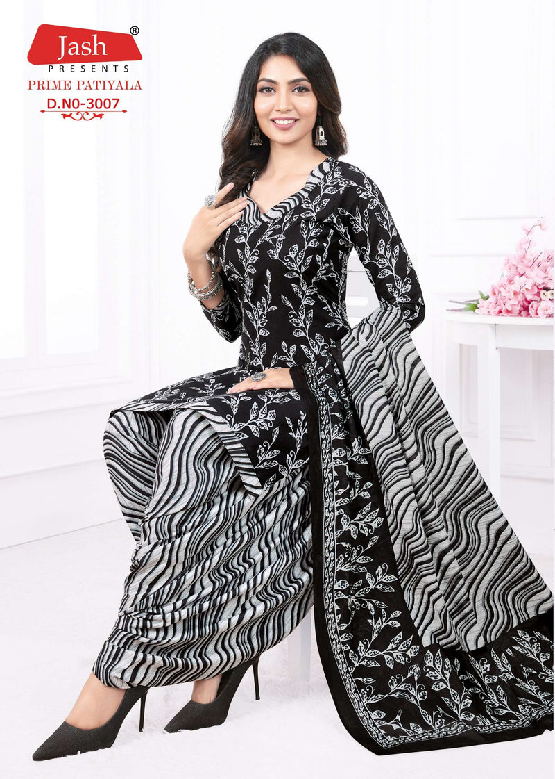 Jash Prime Patiyala Vol 3 Cotton Printed Fancy Designer Salwar kameez