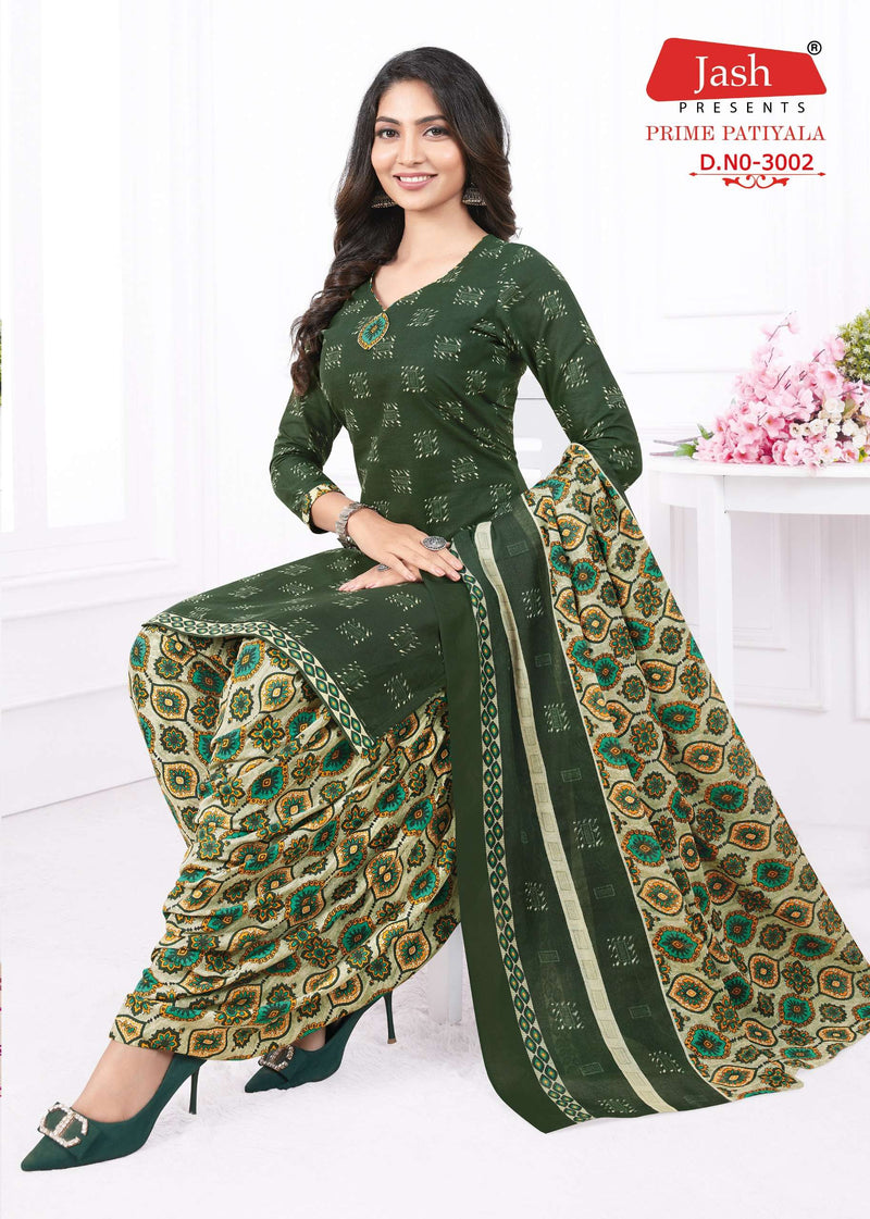 Jash Prime Patiyala Vol 3 Cotton Printed Fancy Designer Salwar kameez