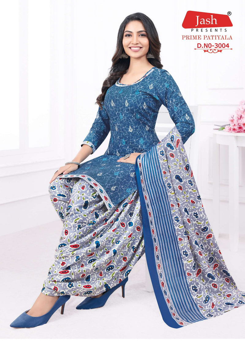 Jash Prime Patiyala Vol 3 Cotton Printed Fancy Designer Salwar kameez