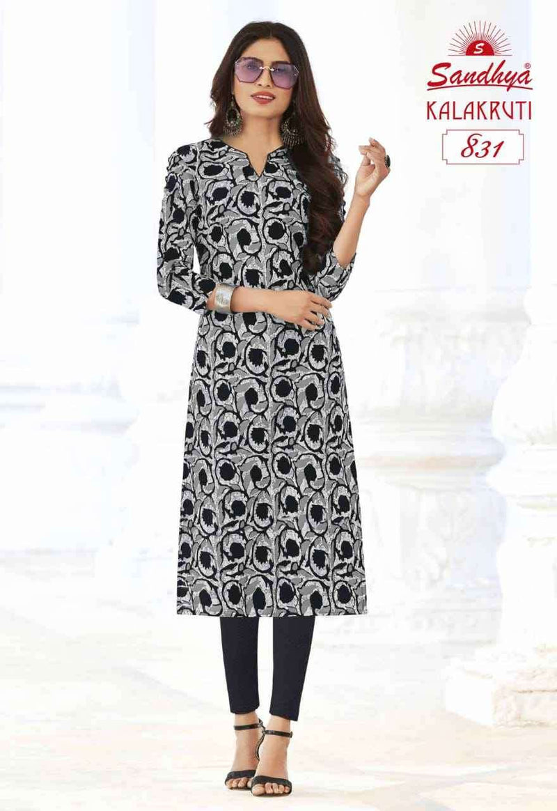 Sandhya Kalakruti Vol 23 Cotton Printed Fancy Kurts