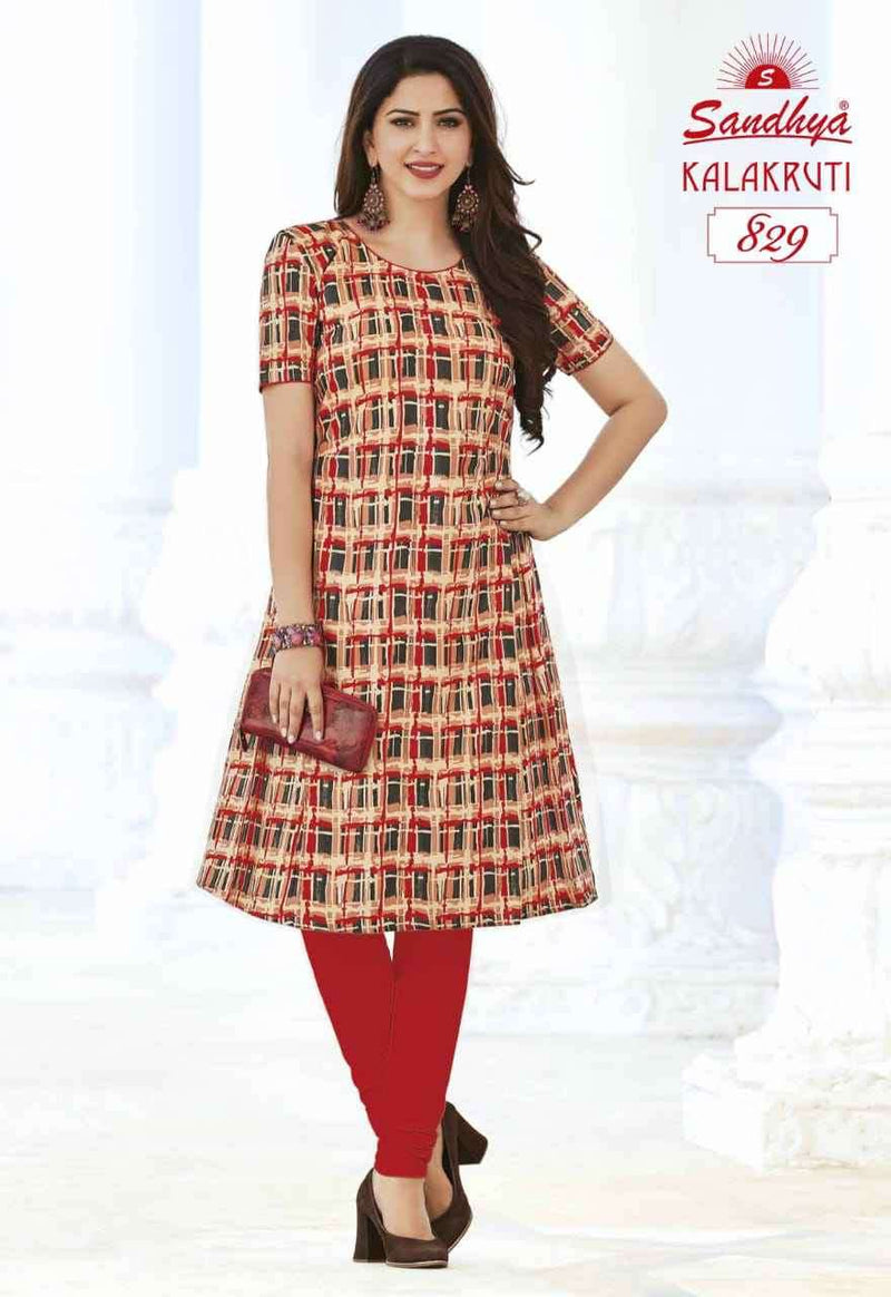 Sandhya Kalakruti Vol 23 Cotton Printed Fancy Kurts