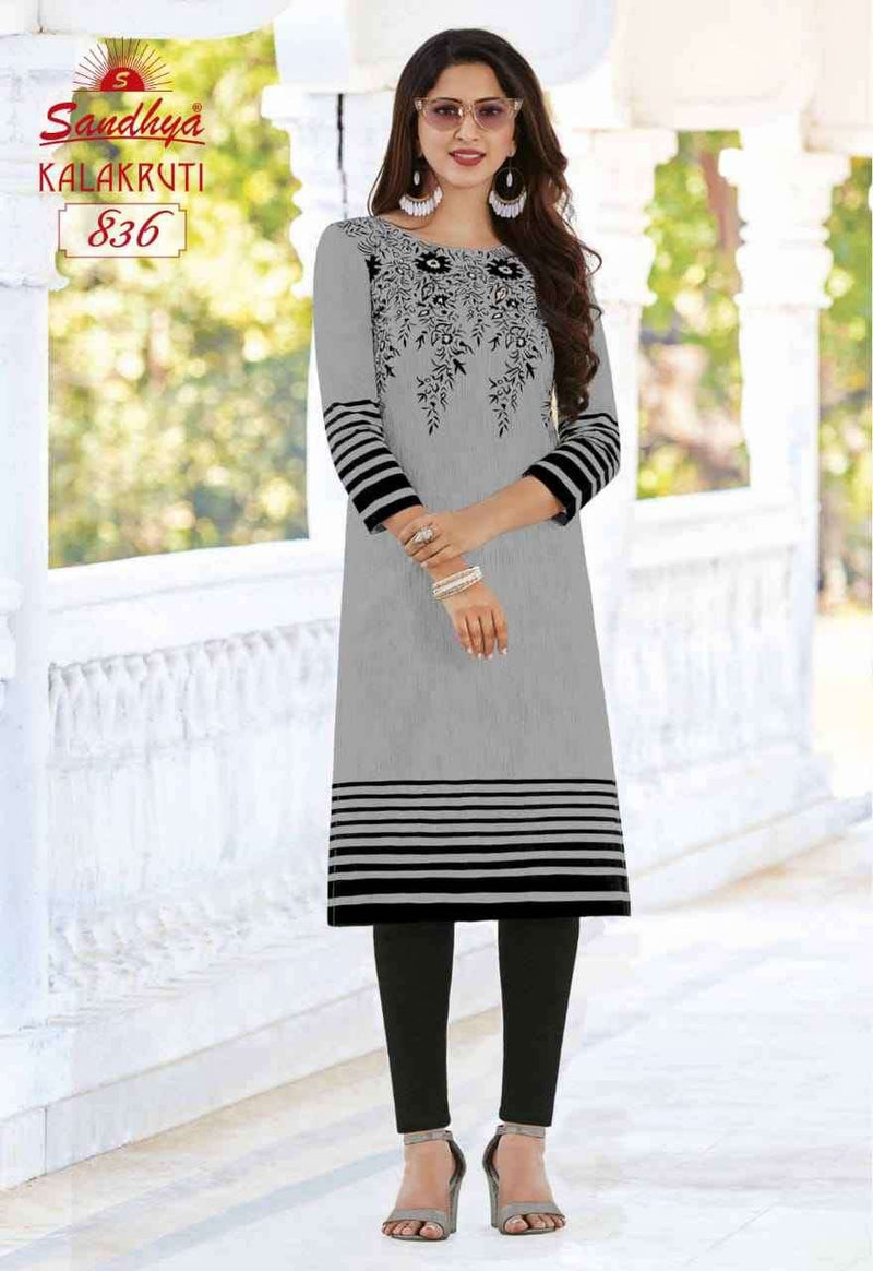 Sandhya Kalakruti Vol 23 Cotton Printed Fancy Kurts