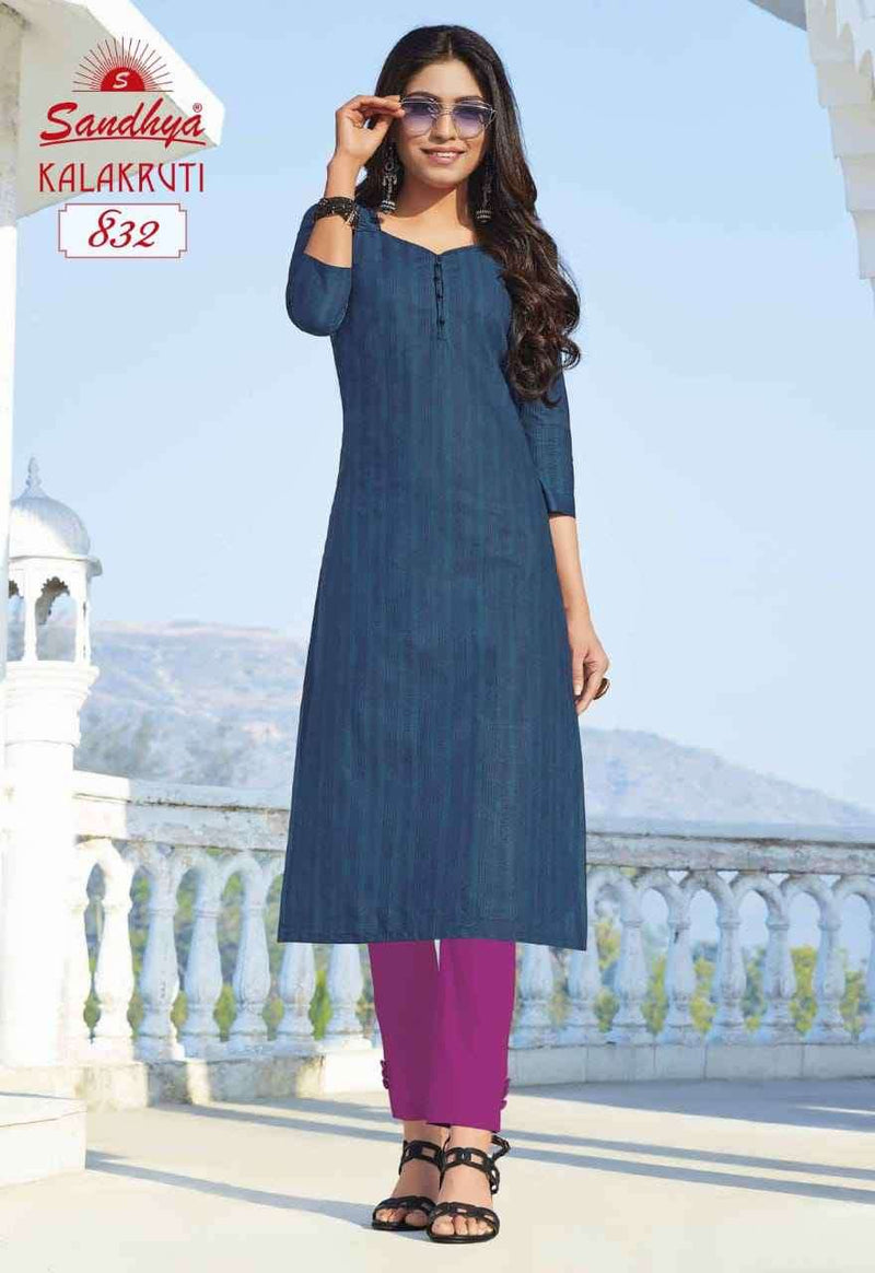 Sandhya Kalakruti Vol 23 Cotton Printed Fancy Kurts