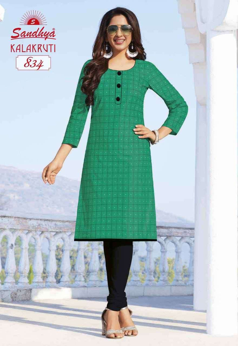 Sandhya Kalakruti Vol 23 Cotton Printed Fancy Kurts