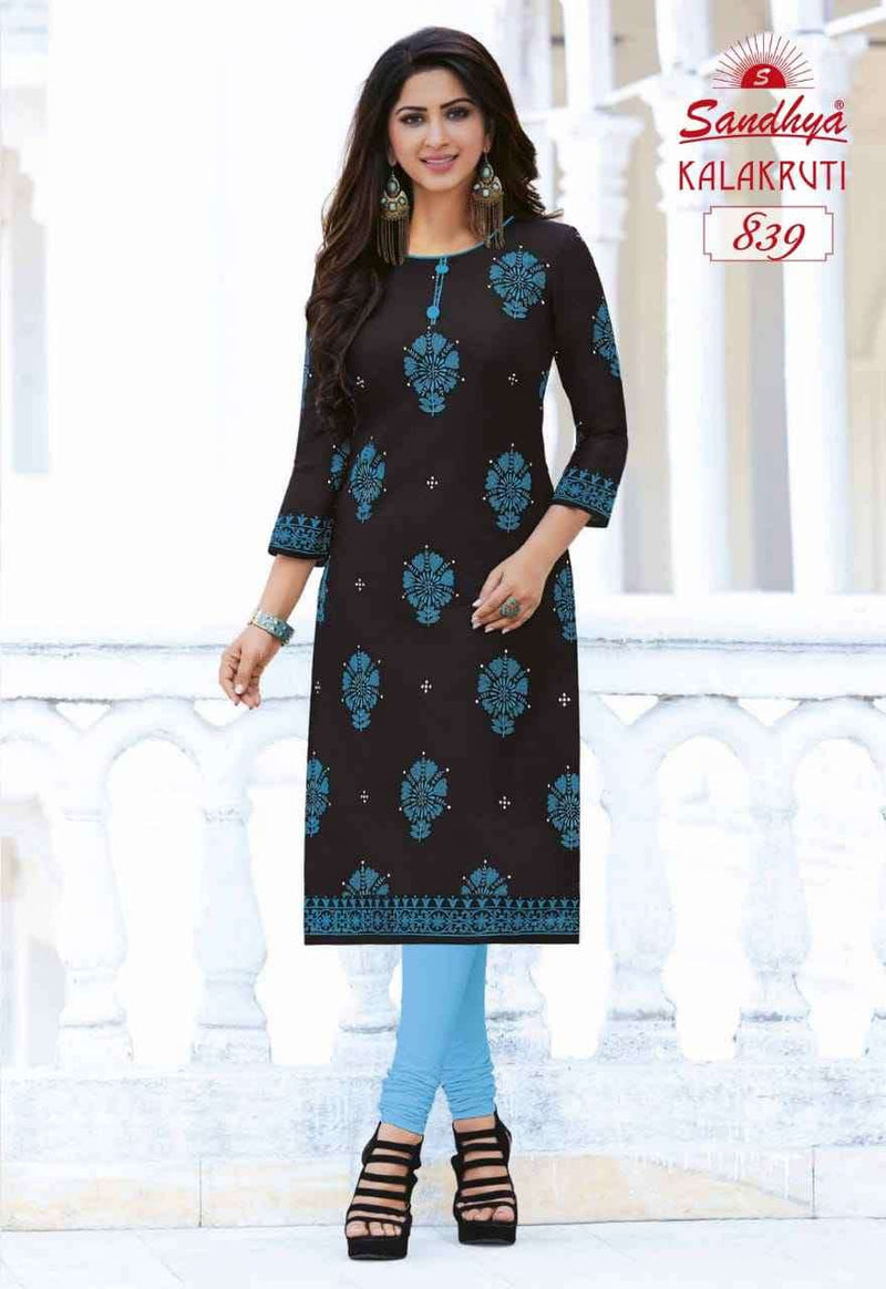 Sandhya Kalakruti Vol 23 Cotton Printed Fancy Kurts