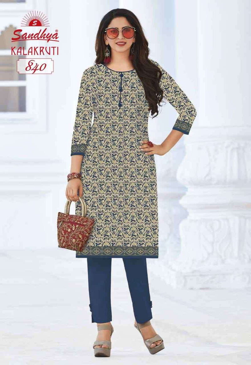 Sandhya Kalakruti Vol 23 Cotton Printed Fancy Kurts