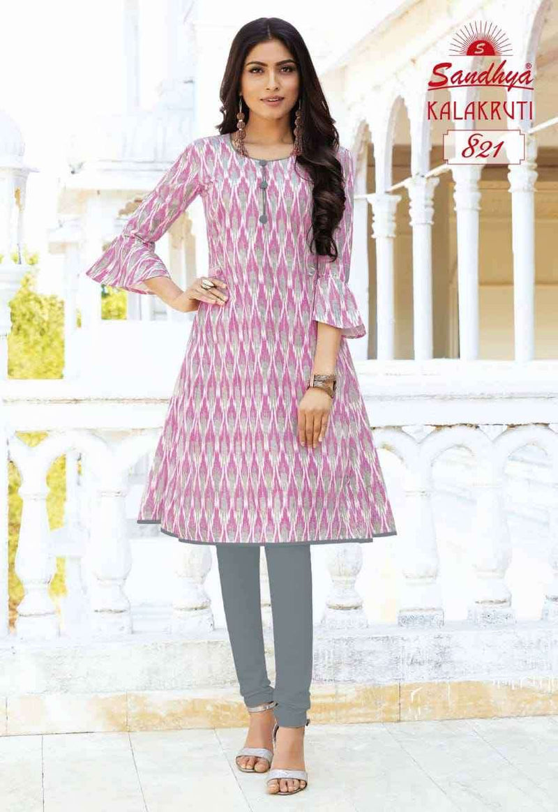 Sandhya Kalakruti Vol 23 Cotton Printed Fancy Kurts