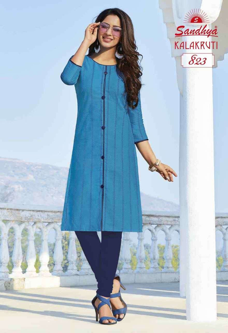 Sandhya Kalakruti Vol 23 Cotton Printed Fancy Kurts