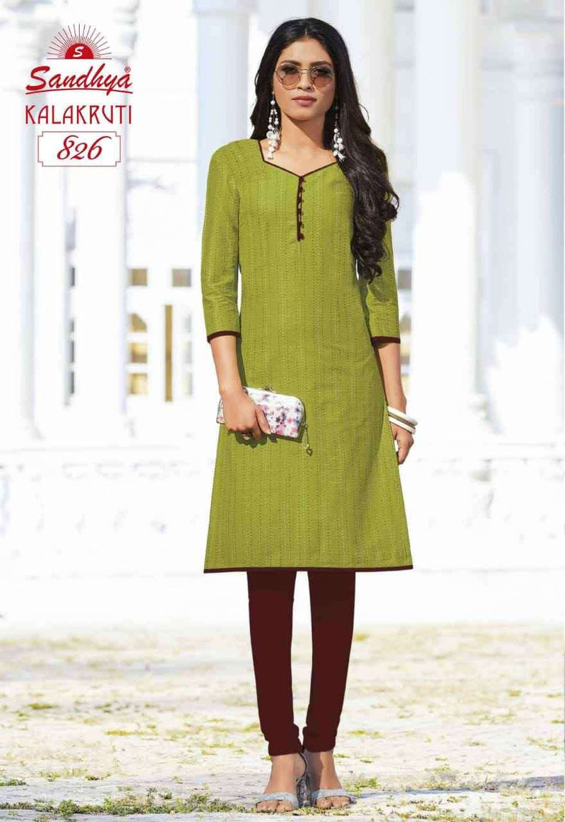 Sandhya Kalakruti Vol 23 Cotton Printed Fancy Kurts