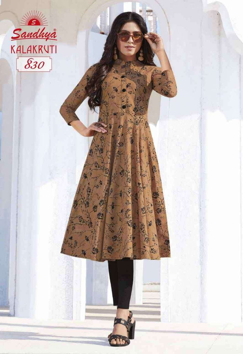 Sandhya Kalakruti Vol 23 Cotton Printed Fancy Kurts